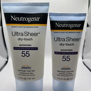 Neutrogena Ultra Sheer Dry-Touch Sunscreen Lotion SPF 55 - 2 Pack